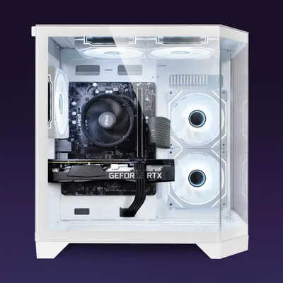 Produktbild von Vibox Gaming PC Set Komplett - Monitor 23 Zoll - AMD Ryzen 5 5500 4,2 GHz - Nvidia RTX 3050 6 GB - 16 GB RAM - 500 GB SSD - Windows 11 - WiFi 6 + Bluetooth 5.4