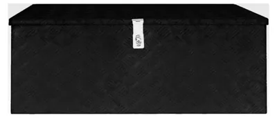 Produktbild von Aufbewahrungsbox Schwarz 100 x 55 x 37 cm aus Aluminium