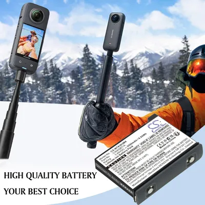 Produktbild von TECHTEK Akku Kompatibel mit [Insta360] One X3 Ersetzt CINAQBT/A