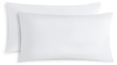 Produktbild von Kissenbezug 40 x 80 cm, weiß, 2er-Pack - -er Kissenbezug 40 x 80 cm, weiß, Mikrofaser-Kissenbezug mit Reißverschluss, Doppelkissenbezug.