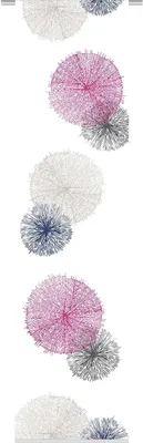 Produktbild von Home Wohnideen Schiebevorhang Rawlins 245x60 cm blickdicht rosa/lila/grau