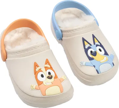 Produktbild von Bluey - Zeichnen Gesicht Clogs für Kinder, Pelzgefüttert NS9514 (24 EU) (Bunt)