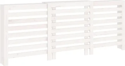 Obrázok produktu pre Kryt na radiátor biely 210x21x85 cm masívna borovica