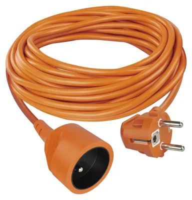 Obrázok produktu pre EMOS Predlžovací kábel 10 m / 1 zásuvka / oranžový / PVC / 250 V / 1,5 mm2