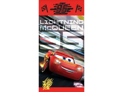 Produktbild von Lightning McQueen Badetuch 70 x 140 cm