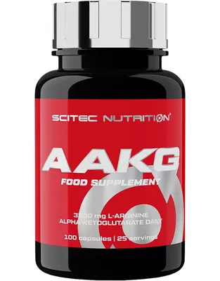 Produktbild von Scitec Nutrition AAKG 100 Kapseln / Arginin / Eine verbesserte Form von Arginin mit verlängerter Freisetzungszeit