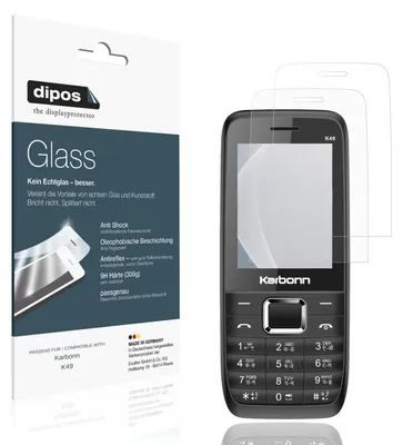 Immagine prodotto di 2x Pellicola Protettiva per Karbonn K49 Protezione opaco Vetro Flessibile 9H dipos
