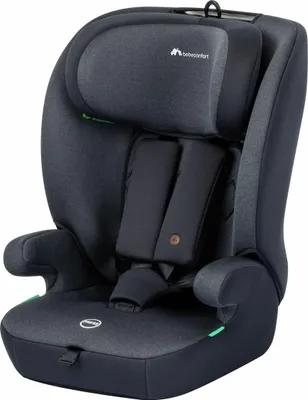 Produktbild von Bebeconfort Grow i-Safe, Mitwachsender Kindersitz 15 M.–12 J., 76–150cm, Kindersitzerhöhung, Seitenaufprallschutz,11 Kopfstützenpositionen, Mineral Black