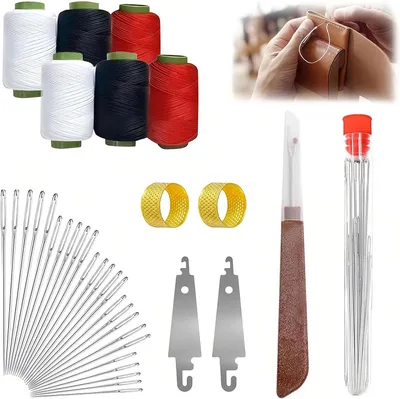 Produktbild von Nähwerkzeugset mit Nadeln und Faden für Handreparaturen, tragbares Nähkit für Anfänger