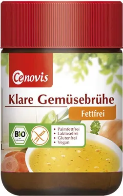 Immagine prodotto di Brodo vegetale limpido, senza grassi, 162g | CENOVIS