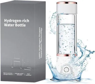 Obrázok produktu pre Fľaša na vodu Hydrogen pre dospelých – 350 ml