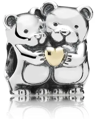 Image de Charm Pandora pour femme, motif ours, deux couleurs, référence 791395