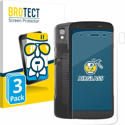 Produktbild von 3x BROTECT Schutzglas für Zebra TC27 (Display+Kamera) Schutzfolie Panzer Folie Glas Display Schutz klar