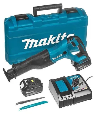 Image de Scie Sabre MAKITA DJR186RTE 18 V Li-ion (2x5Ah) + Coffret