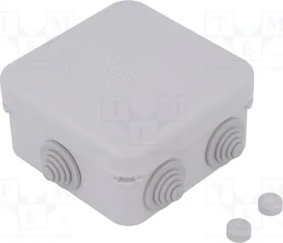 Produktbild von 1x Gehäuse: Verbindungsdose Y: 90mm Z: 45mm  X: 90mm  IP55 32599001 Elektro-Instal