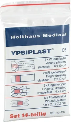 Produktbild von Holthaus YPSITECT Pflastersortiment Wundverband Pflasterset 14-teilig Pflaster