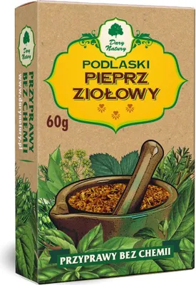 Zdjęcie produktu dla Pieprz ziołowy 60g - Dary Natury