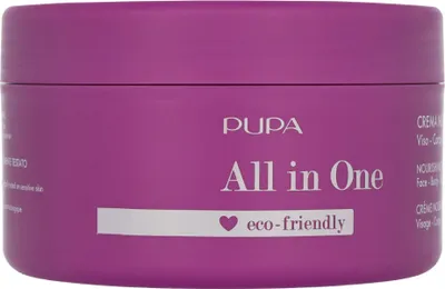 Produktbild von PUPA Milano All In One Nourishing Cream 1000 Uses, Frauen, normale Haut, Nährend, 350 ml, Topf, Creme