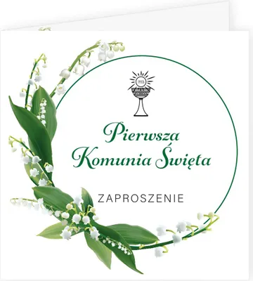 Obrázok produktu pre Pozvánky na prijímanie konvalinky 8 ks.