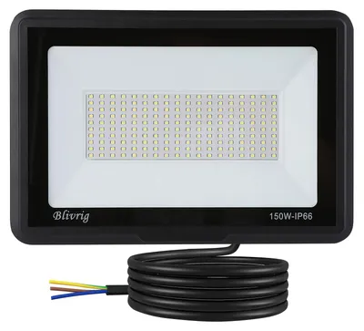 LED-Strahler 150 W, 15000 lm, 3000 K, warmweiß, IP66