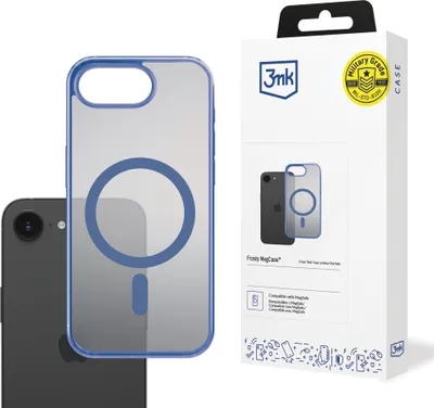 Zdjęcie produktu dla 3mk Frosty MagCase do Apple iPhone 16E - niebieski