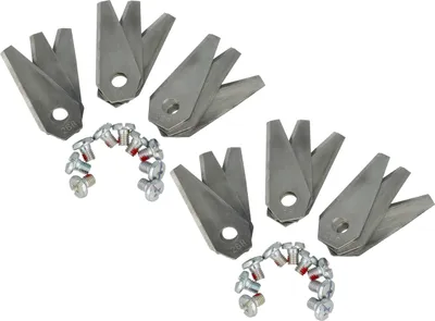 Produktbild von vhbw 18x Ersatz-Messer Ersatz für Bosch F 016 104 255, F 016 800 321 für Rasenmäher - Ersatzklinge Silber, Stahl