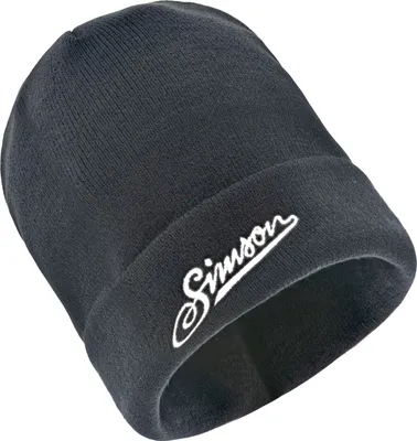 Produktbild von Wintermütze, Beanie, schwarz, Motiv: SIMSON weich