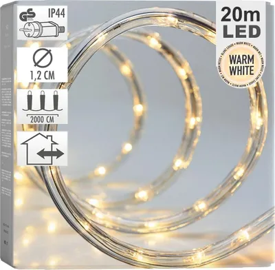 Obrázok produktu pre Svetelný reťazec 20m LED, priehľadný kábel, vonkajšie/vnútorné použitie