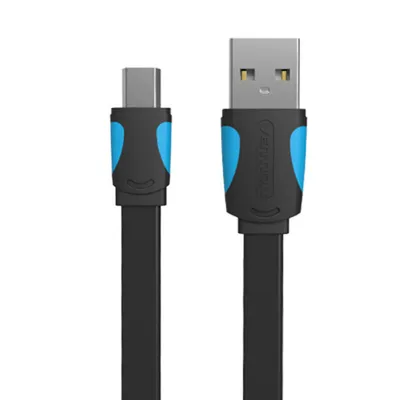 Obrázek produktu pro Vention VAS-A14-B100, 1 m, USB A, Mini-USB B, USB 2.0, 0,48 Gbit/s, Černá