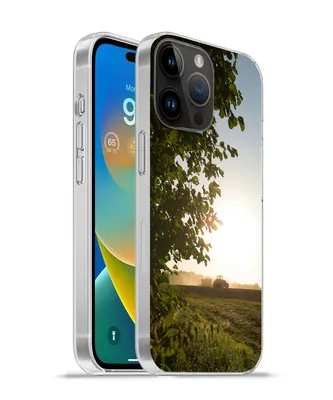 Produktbild von MuchoWow® Handyhülle Schutzhülle Hülle für Apple iPhone 14 Pro Max Traktor - Bauernhof - Sonne Silikon Softcase Handy Hülle - Hardcover