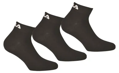 Produktbild von FILA Unisex Training Quarter Socken 3 Paar Black