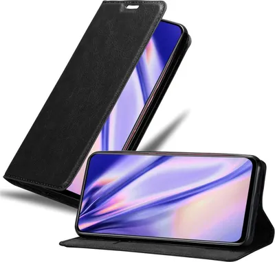 Produktbild von Cadorabo Hülle für Vivo V15 Schutz Hülle in Schwarz Handyhülle Etui Case Cover Magnetverschluss