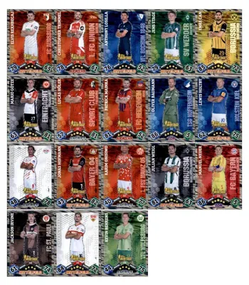 Image de Topps Match Attax Bundesliga - 2024/25 - Les 18 cartes Heritage