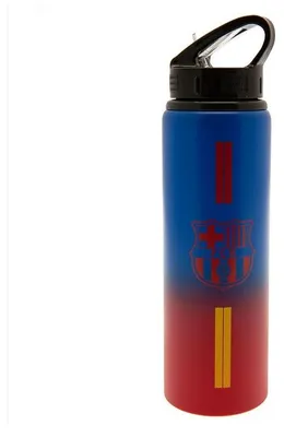 Produktbild von FC Barcelona Team-Merchandise-Flasche, Aluminium, 750 ml, Blau