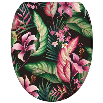 Produktbild von SANILO® WC-Sitz mit Absenkautomatik und Schnellverschluss Bali, Toilettendeckel direkt vom Hersteller, Klodeckel, Klobrille, WC Deckel, WC Brille