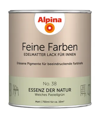 Produktbild von Alpina Feine Farben Lack No. 38 Essenz der Natur - pastellgrün 750 ml