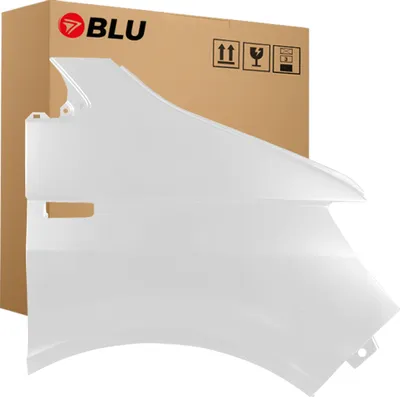 Produktbild von BLU Kotflügel Passend für VW Volkswagen Transporter T6 / Multivan LB9A Links Weiss CandyWeiss | 2015-2019 | Vorderseite Vorne | Lackiert | Einbaufertig