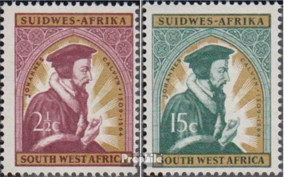 Produktbild von Briefmarken Namibia - Südwestafrika 1964 Mi 323-324 (kompl.Ausg.) postfrisch Johann Calvin