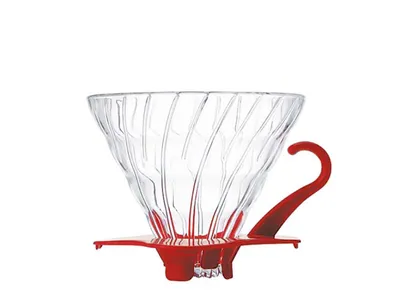 Produktbild von Glass Coffee Dripper V60 02 RED VDG-02R / Bestbrew