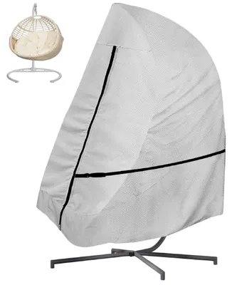 Obrázok produktu pre Omgoods – Vodotesný poťah na záhradné kreslo, vhodný pre závesné kreslá, rozmer 190 x 115 cm