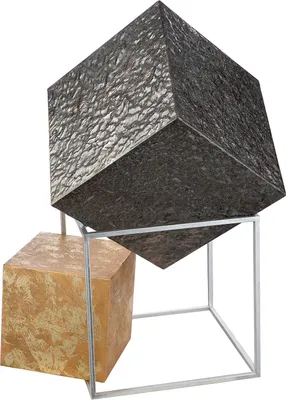 Produktbild von Casablanca by Gilde Dekoobjekt "Cubes" anthrazit/gold-/silberfarben, H.50 cm, 84258