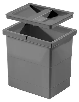 Immagine prodotto di Hailo secchio interno 8L 1225839 con coperchio grigio scuro