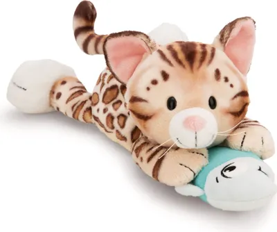 Produktbild von NICI Kuscheltier Katze Bengal & Fisch 30cm