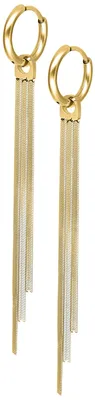 Produktbild von Wildcat Ohrringe - Little Snakechain Hoops - Gold - Chirurgenstahl 316L - wasserfest, langlebig, hautverträglich, Gold