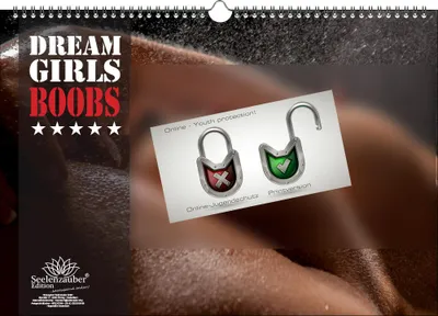 Produktbild von Dreamgirls Boobs DIN A3 Immerwährender Kalender Querformat Erotik - Seelenzauber