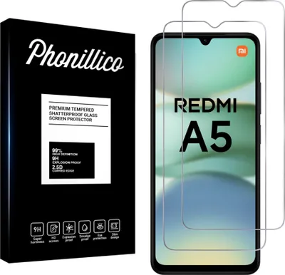 A product shot of a phone screen protector packaging and the screen protectors themselves.