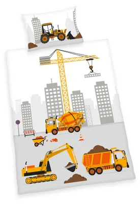 Produktbild von Jana Bettwäsche 100 x 135/40 x 60 cm, Baustelle