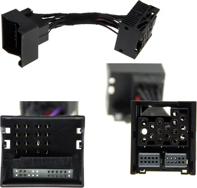 Zdjęcie produktu dla Adapter wtyczki kabla do radia BMW BM54 a. Okrągły pin monitora pokładowego BM24