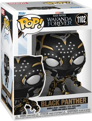 Produktbild von Black Panther Wakanda Forever - Black Panther 1102 - Funko Pop! - Vinyl Figur