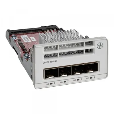 Obrázek produktu pro Cisco C9200-NM-4X=, 10 Gigabit Ethernet, Gigabit Ethernet, 1000,10000 Mbit/s